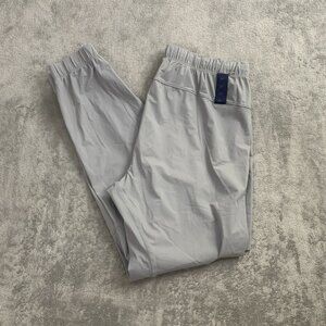 Fabletics The One Jogger Mens Large Gray Performance Stretch Athleisure Gym Run